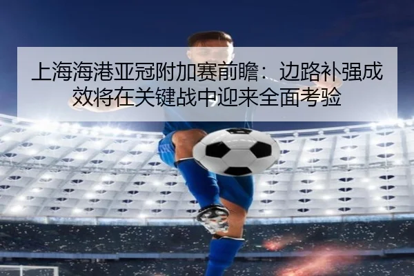 上海海港亚冠附加赛前瞻：边路补强成效将在关键战中迎来全面考验